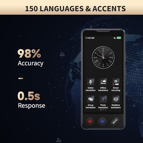 2026 Upgraded VORMOR Translator No WiFi Needed