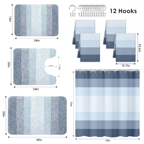 Towels and Accessories 12 Hooks
