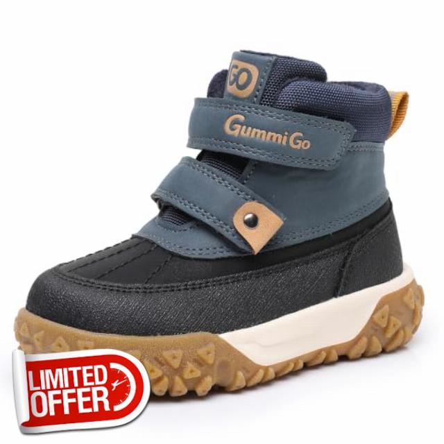 Toddler Boys Girls Fall Boots with Warm Lined (Toddler/Little Kid)                                                          Easy On