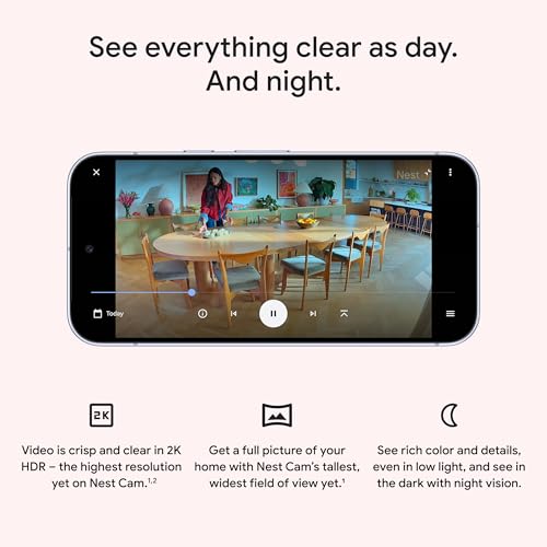 Works with Google Home - 2025 Model - Snow (Renewed)