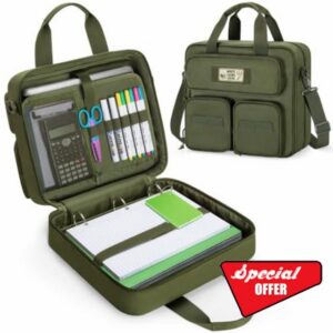 Fasrom Tactical 3 Ring Zipper Binder
