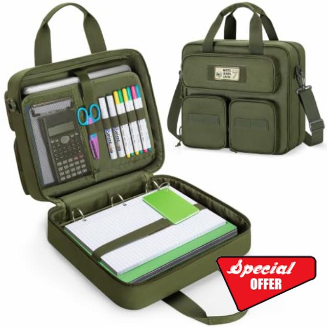 Fasrom Tactical 3 Ring Zipper Binder
