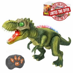 Remote Control T-Rex Dinosaur Toy for Kids Ages 3–8