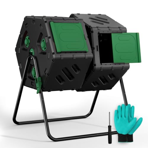 Easy-Assemble Dual Chamber-Green 360°Rotating
