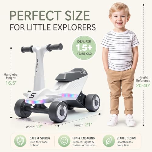 White Baby Balance Bike