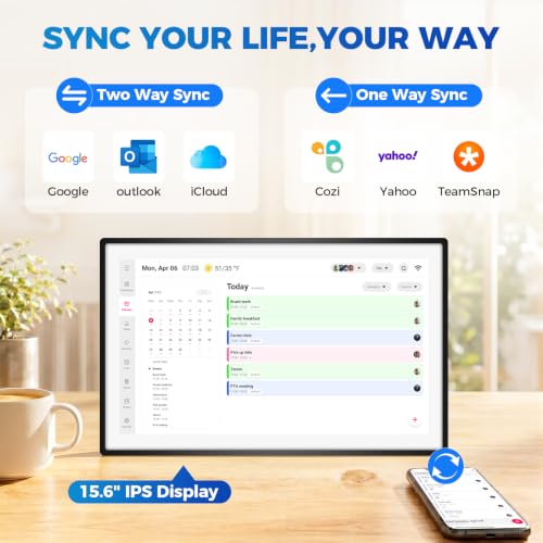 No Subscription 1920 * 1080P Meal Planner                                                          Wall/Desk Organizer