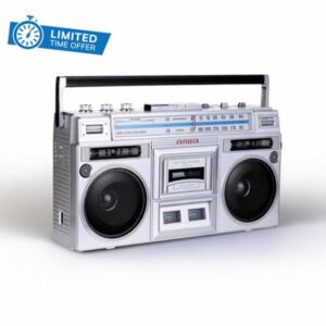 aiwa Portable Retro Boombox BackTrack Jr