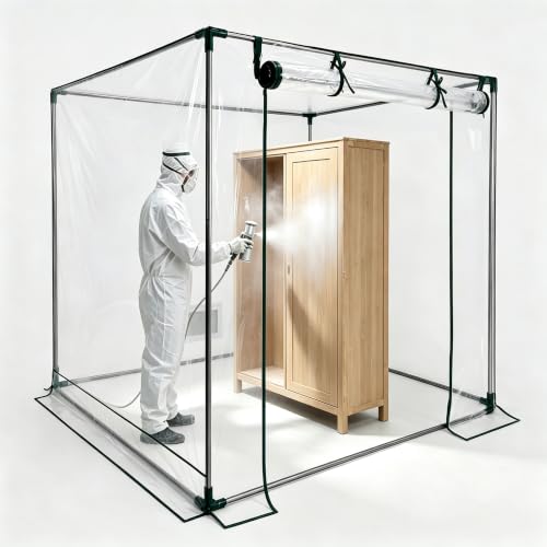 φ0.75 Galvanized Steel Tube Frame Portable Spray Paint Tent