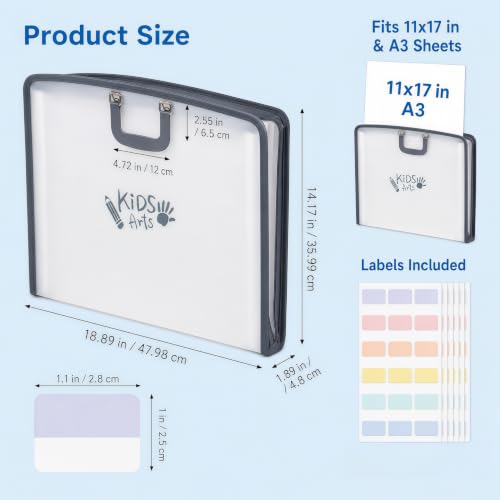 Accordion File Organizer with Handle