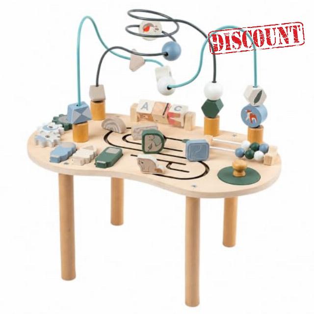 Wooden Activity Table for Toddlers