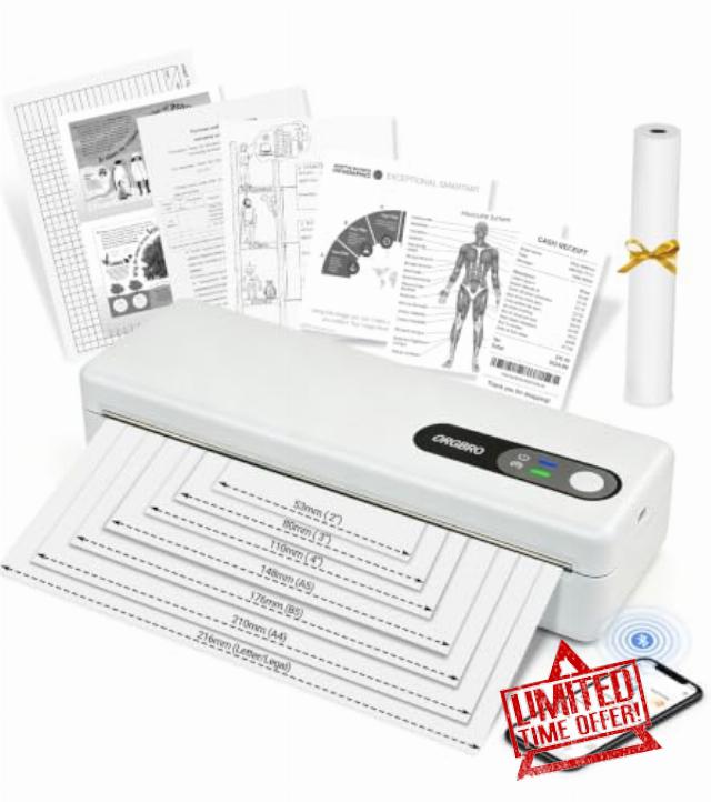 ORGBRO M1 Portable Thermal Printer