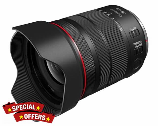 Canon RF20–50mm F4 L is USM PZ Lens