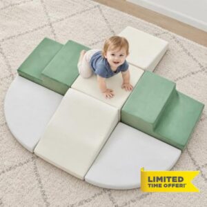 7-Piece Soft Foam Climbing Blocks for Toddlers