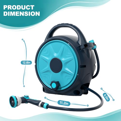 All-in-One Lightweight & Compact Water Hose Reel
