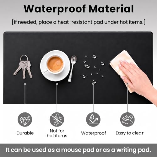 Non-Slip Office Desk Mouse Mat for Keyboard and Laptop