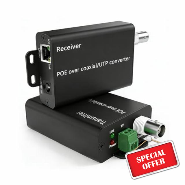 EOC Converter Ethernet Over Coax Adapter