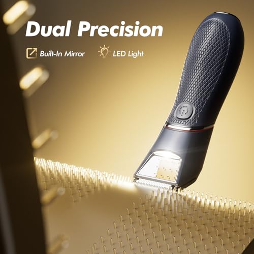 IPX7 Wet or Dry Pubic Hair Ball Trimmer - Ceramic Blade