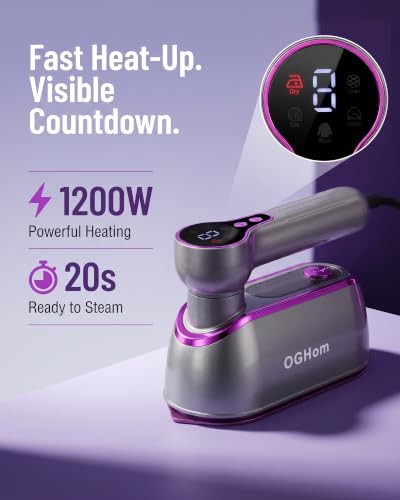 4 Steam Levels & Dry Iron Mode