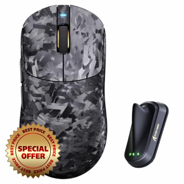 ATTACK SHARK RS3 Ultra Carbon Fiber Wireless Gaming Mouse