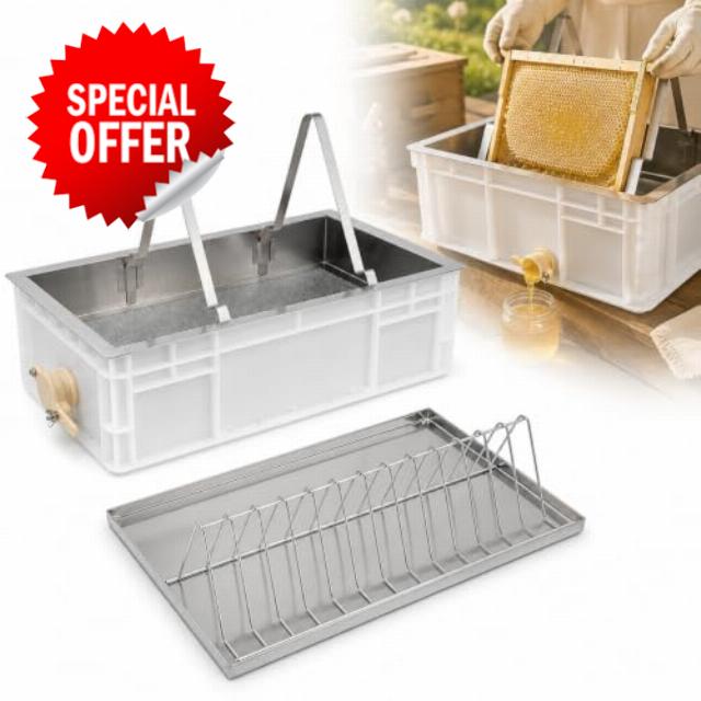 Beekeeping Uncapping Station for Honey Harvesting