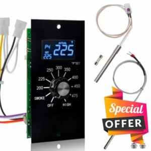 Digital Control Board Replacement Parts with P Set for Pit Boss 340-820                                                          Fits PB340