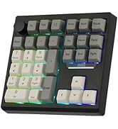 EPOMAKER EK21 VIA Gasket Number Pad with 1000mAh Battery, BT 5.0/2.4GHz/Wired Hot-Swap Numpad wit...