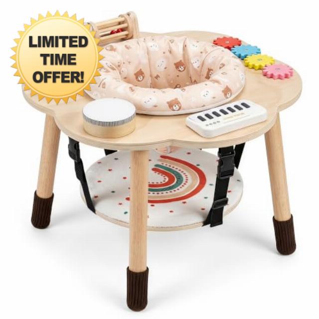 Wooden Baby Activity Center