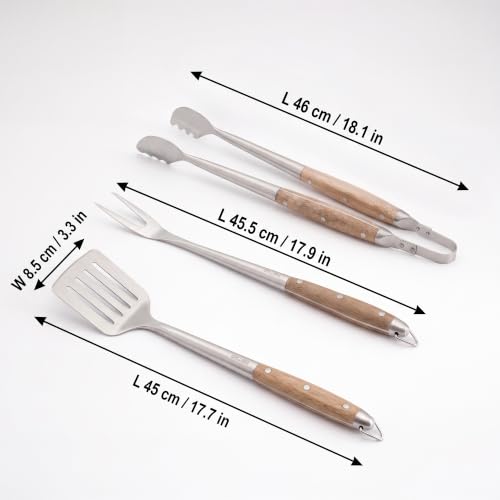 Acacia Handles 1.8 mm Stainless Steel