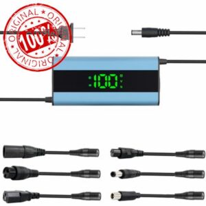 54.6V 3A Electric Scooter Charger 6 in 1 Plugs Universal