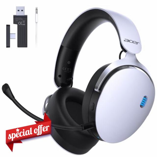 Acer Wireless Gaming Headset with Aluminum Frame for PS5