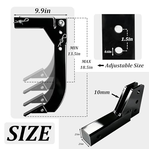 3 Point Hitch Trencher Attachment Compatible with ATV & UTV Tractors