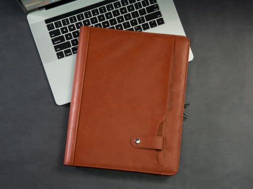Custom Business Organizer Folder with A4/US Letter Legal Pad Holder