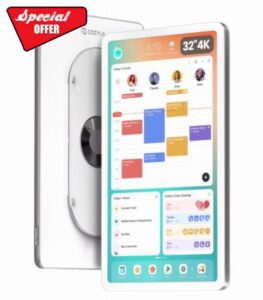 Cozyla Calendar Plus 3: 32"4K Smart Digital Calendar with Google Play Store                                                          Customizable Dashboard