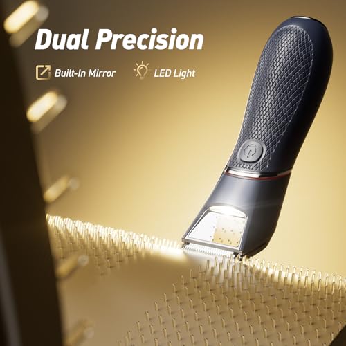 IPX7 Wet or Dry                                                          Pubic Hair Ball Trimmer - Ceramic Blade