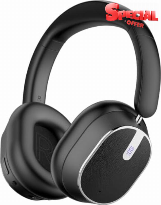 Hybrid Active Noise Cancelling Bluetooth Headphones Wireless Headphones                                                          Over Ear