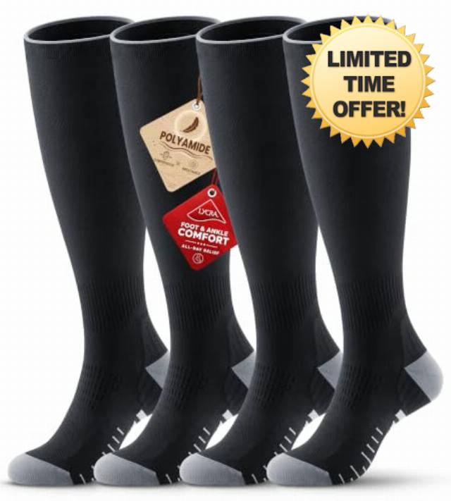 Benirap Compression Socks for Women and Men