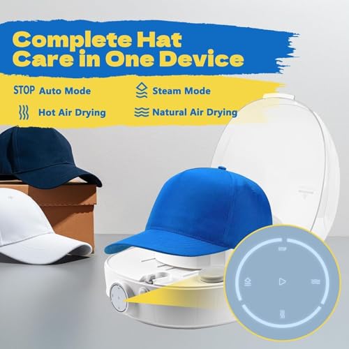 Steam Cleaning & Ironing and Fast Drying for Baseball Caps