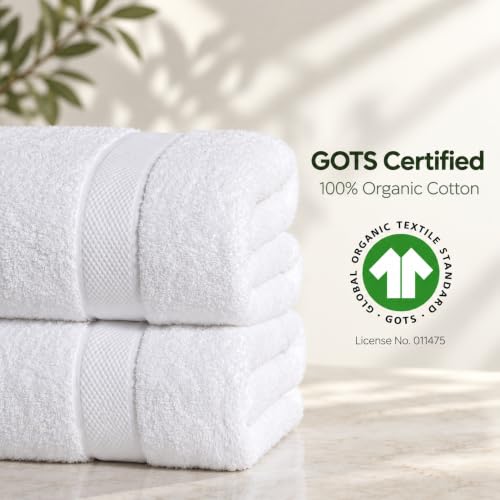 White 600 GSM | Soft & Absorbent | Thick & Comfortable | Everyday Comfo