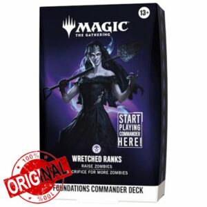 Magic: The Gathering Foundations Commander Deck - Wretched Ranks | 100-Card Deck + Accessories