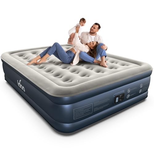 18 High-Rise Comfort Inflatable Blow up Mattress for Home Guest and Camping