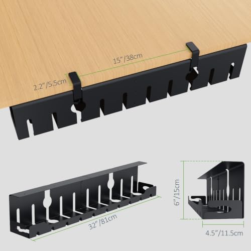 Cord Organizer for Home Office & Standing Desk