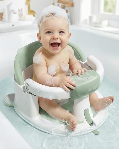 Non-Slip Baby Bathtub with 3 Suction Cups
