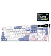 EPOMAKER X Aula F75 MAX Wireless Mechanical Keyboard with TFT Screen and Knob, Gasket Gaming Keyb...