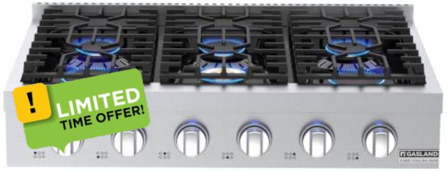 GASLAND CHEF COLLECTION 36 Inch Gas Rangetop 6 Burners