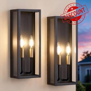 BesLowe 15.7’’ Outdoor Wall Lights