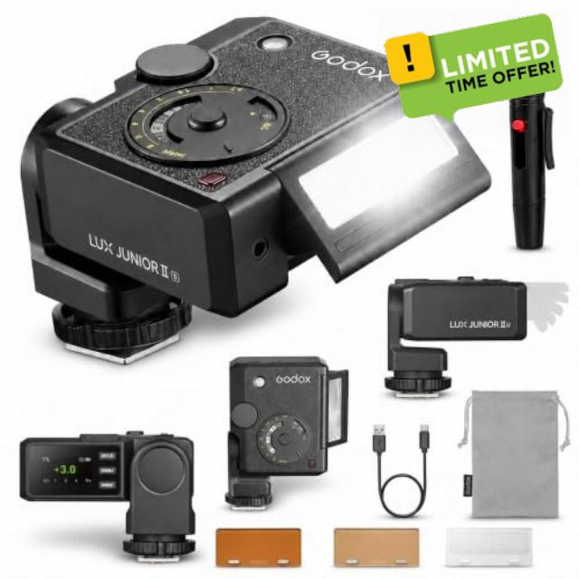 Godox Lux Junior II S TTL Retro Flash for Sony A9 III A7 IV