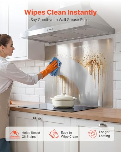 Wall Shield Range Hood Backsplash