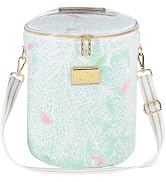 Lilly Pulitzer Cute Cooler Bag for Women, Large Capacity Insulated Tote Bag, Neoprene Cooler with...