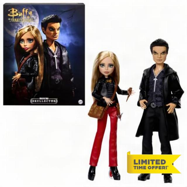 Monster High Skullector Buffy The Vampire Slayer Doll 2-Pack                                                          Buffy and Angel Collector 2-Pack
