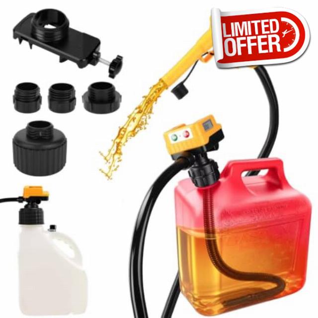4.5 GPM Cordless Fuel Transfer Pump with 51" PVC hose (Bare tool)                                                          Auto-stop